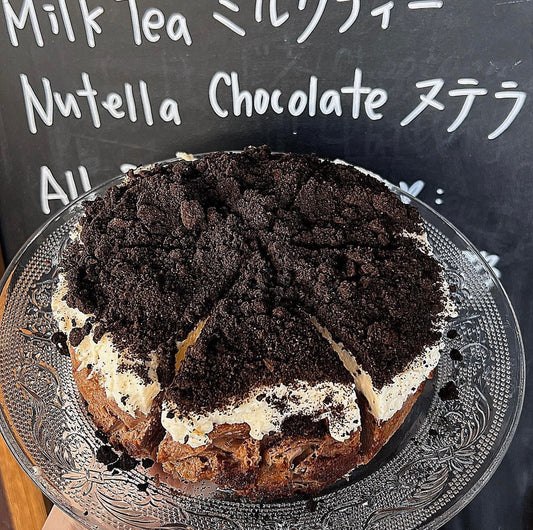 Nutella Oreo Basque Cheesecake