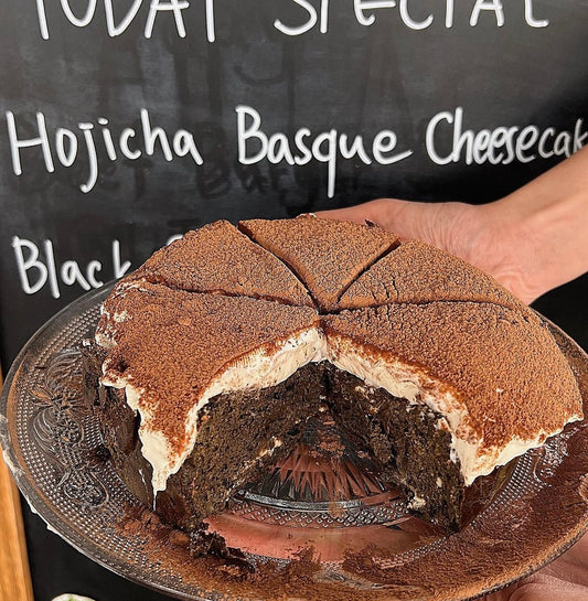 Houjicha Basque Cheesecake